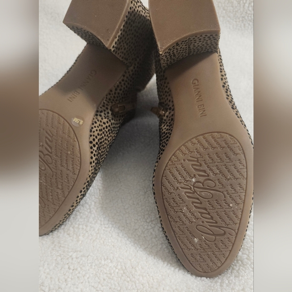 Gianni Bini Leather Upper Animal Print Size 9.5 NWOT - Picture 4 of 8